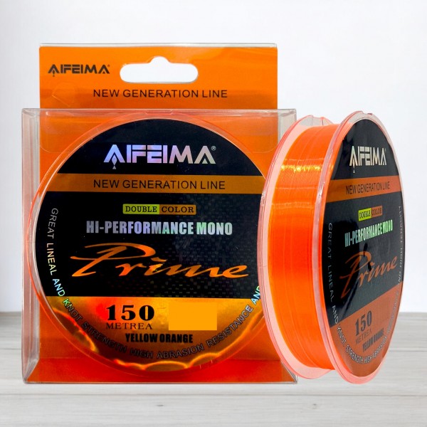 Волосінь Feima Prime Fluo Orange, 150м, 0,25мм